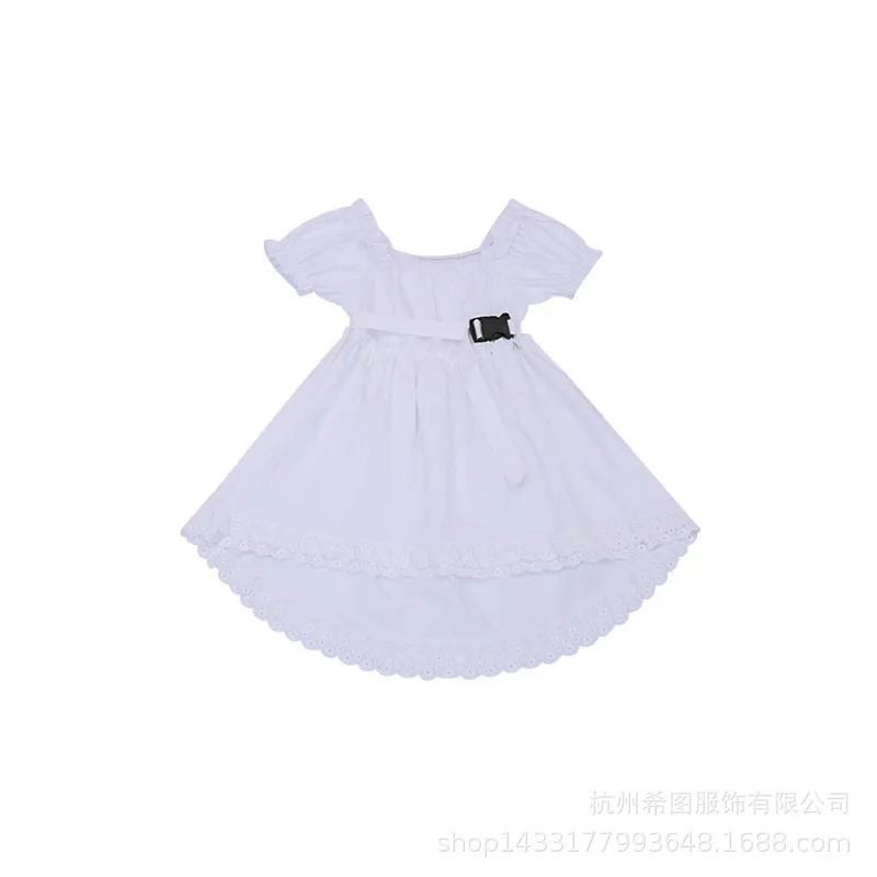 Новая летняя юбка для девочек 2020 маленькое белое платье первая любовь