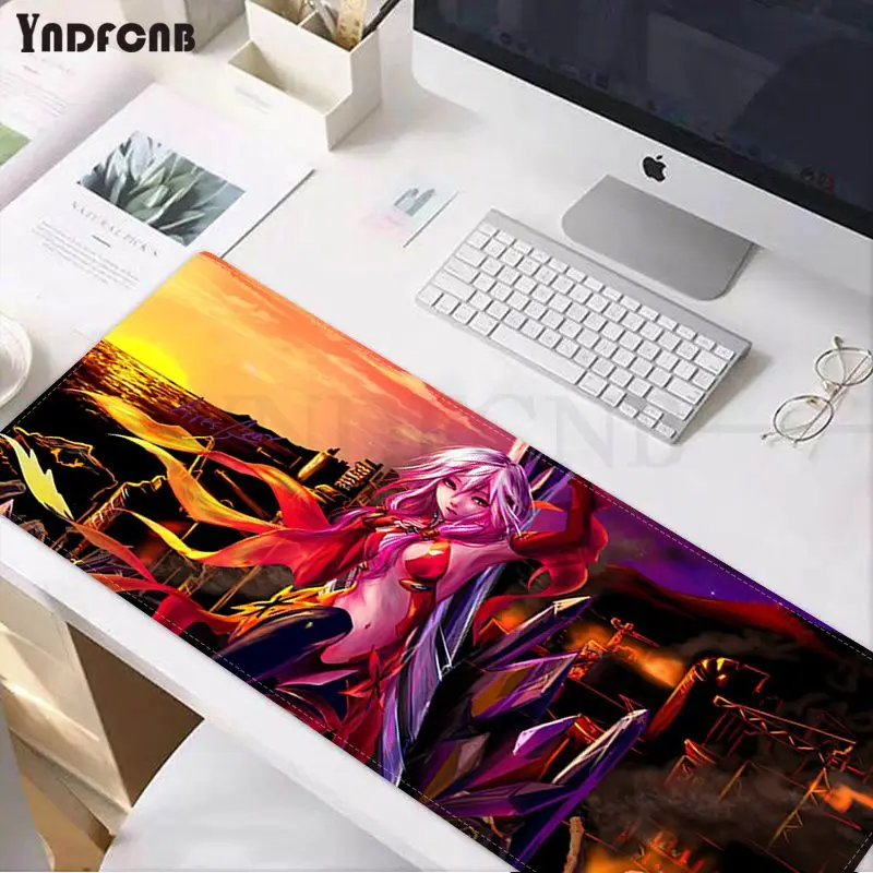 

YNDFCNB Guilty Crown PC Gamer Speed Mice Retail Small Rubber Mousepad Size for Cs Go LOL Game Player PC Computer Laptop