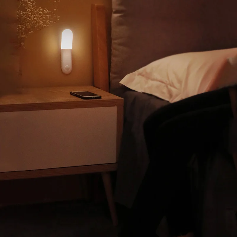 

LED Night Induction Light Human Motion Detection Lamp USB Rechargeable with Motion Sensor for Hallway DNJ998