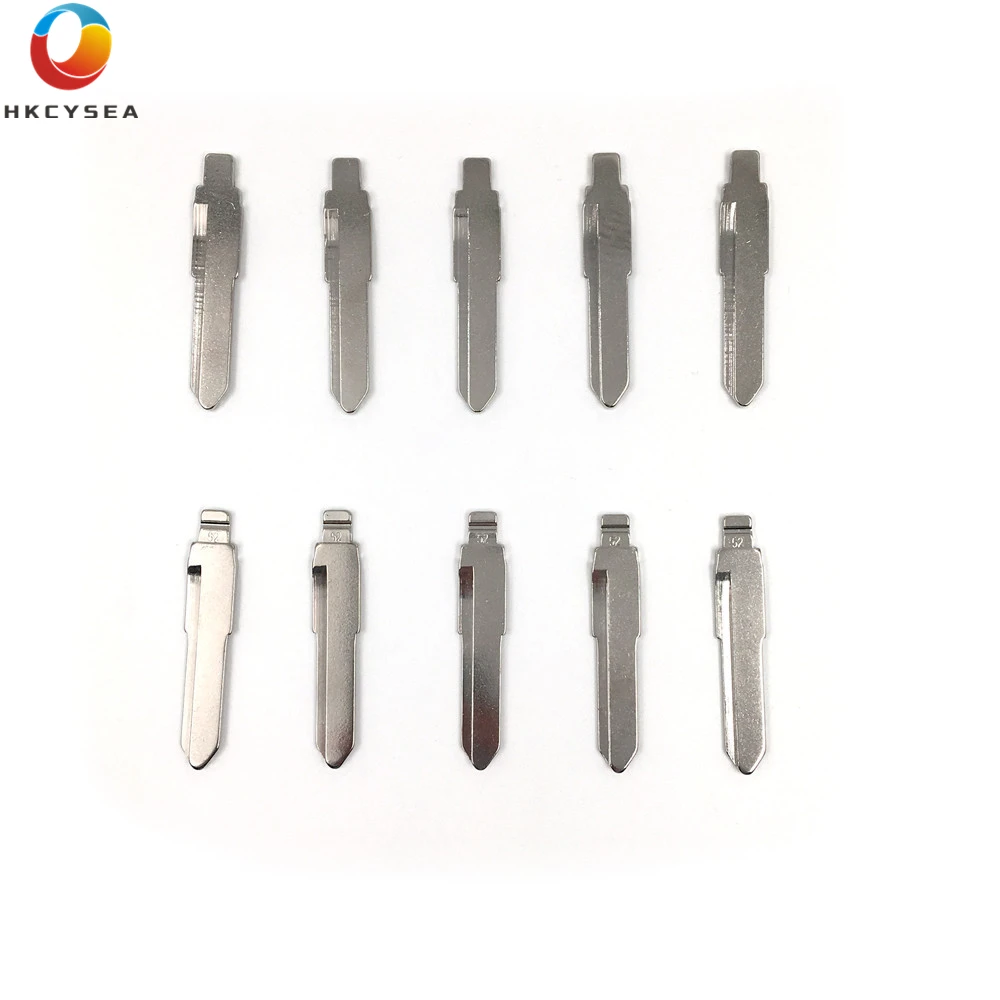 HKCYSEA 10 шт./лот металлический пустой флип KD дистанционный ключ Тип лезвия #52 для Suzuki