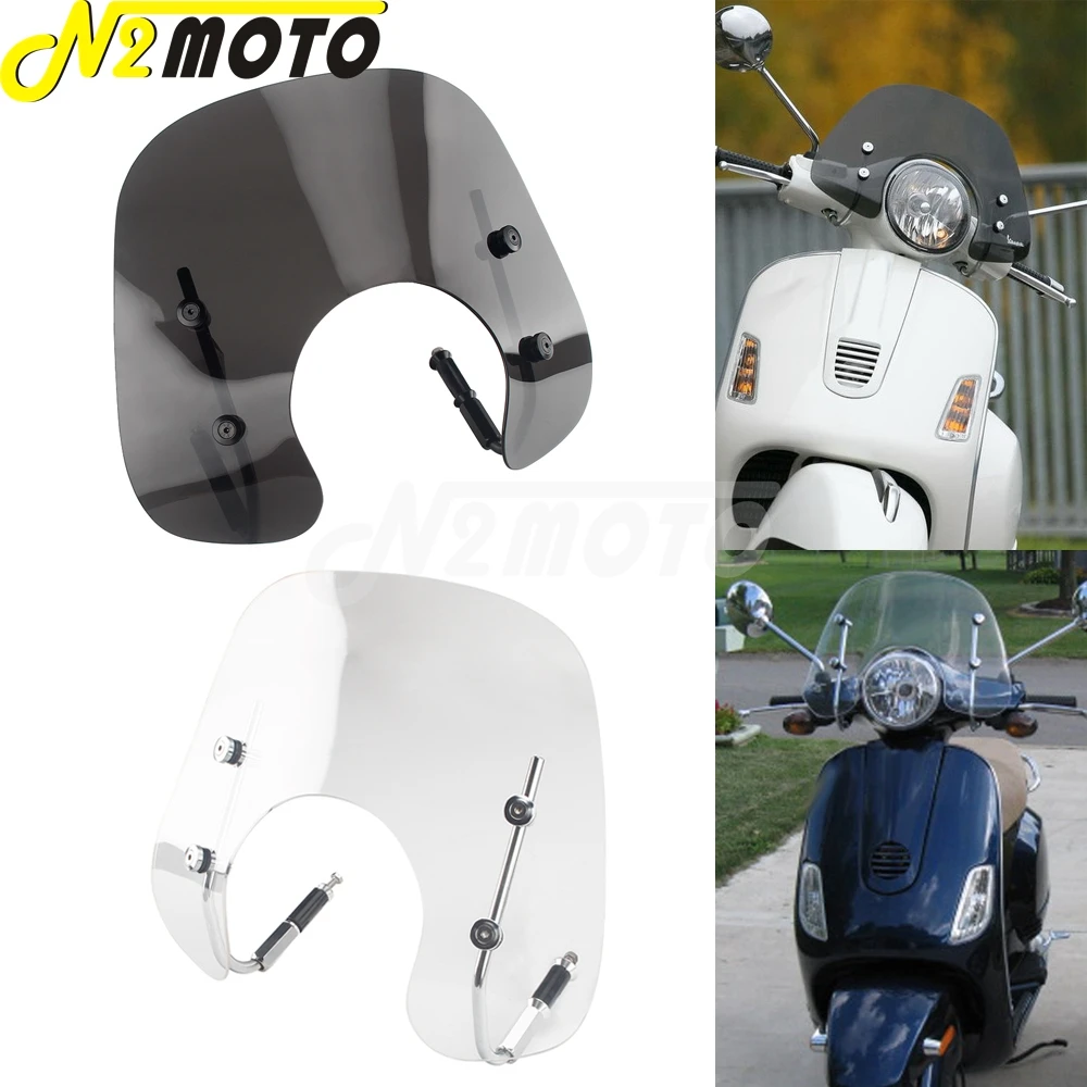 

For GTS250 GTS300 GTS 250 GTS 300 2019-2021 Smoke/Clear Motorcycle Front Airflow Windshield Deflectors Wind Screen Protector