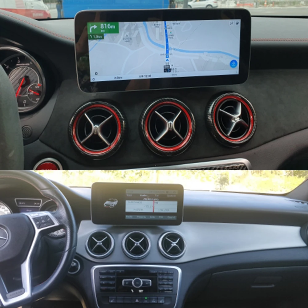 Автомобильный мультимедийный плеер стерео GPS DVD радио навигация Android экран для
