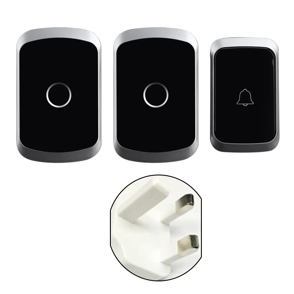 

Battery Cordless Doorbell Wireless Door Chime, 36 Melodies 4 es