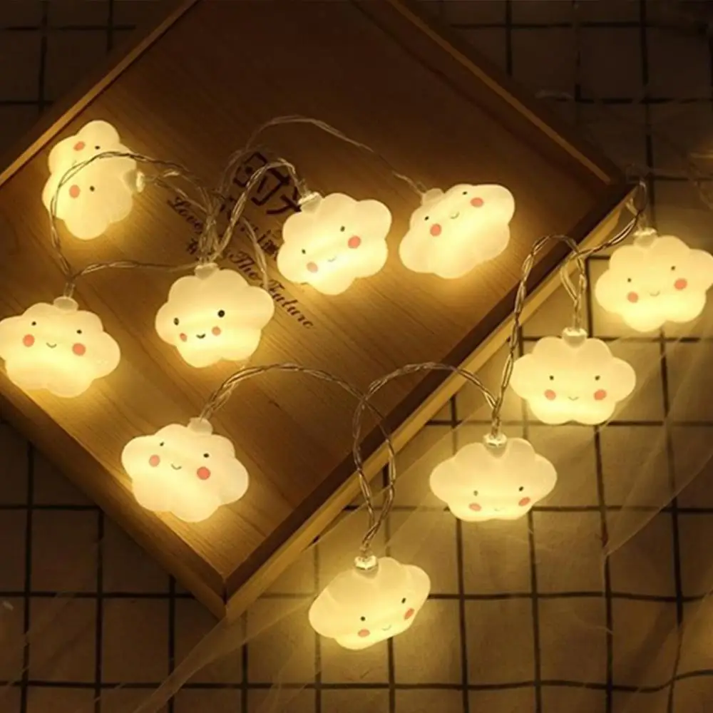 Cloud String Lamp 10/20LED Party Decoration Festival Christmas Decor LED Light Super Bright Warm White 150cm | Лампы и освещение