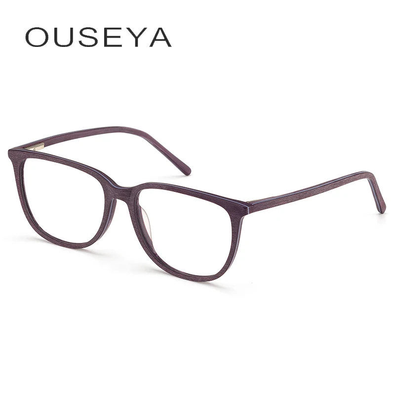 Ацетатная мужская оправа для очков ретро квадратная прозрачная Классическая