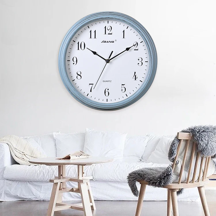 Европейские настенные часы в стиле ретро большие для гостиной домашние кухонные