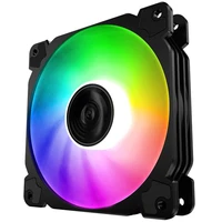 computer rgb fan 120mm 3pin 4pin led colorful light cooler radiator cooling fan for pc chassis