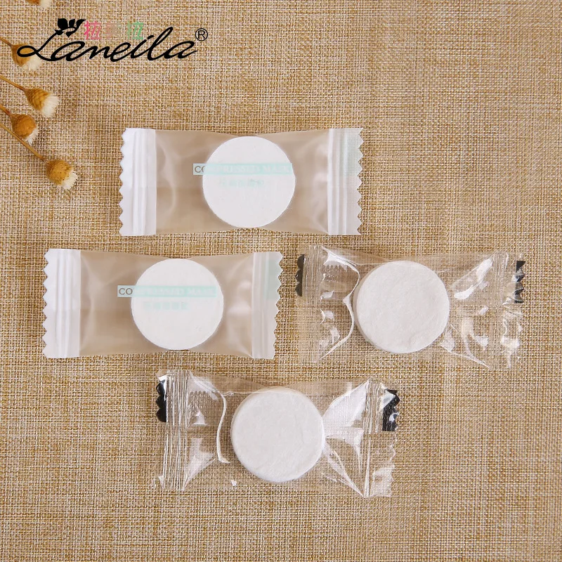 Нетканая ткань сжатая маска для лица домашняя увлажняющая Конфета индивидуально