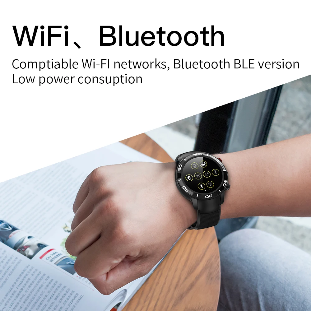 Смарт часы Battiphee Microwear 4G LTE модель H8 сенсорный экран видеосъемка