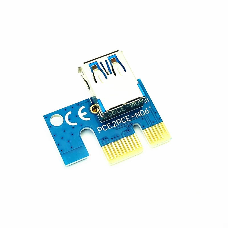 Горячий продавать USB 3 0 PCI E Удлинительный кабель Flex Ribbon 1X к 16X переходника карты