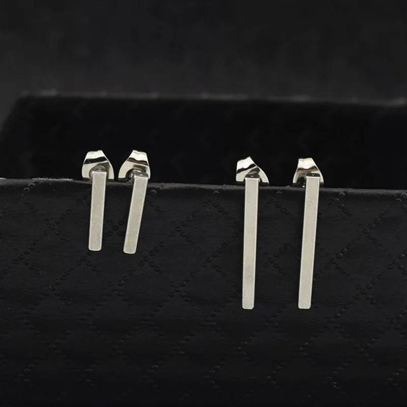 KPOP DNA корейские V Новые 2 шт./лот панк минималистичные серьги-гвоздики модные