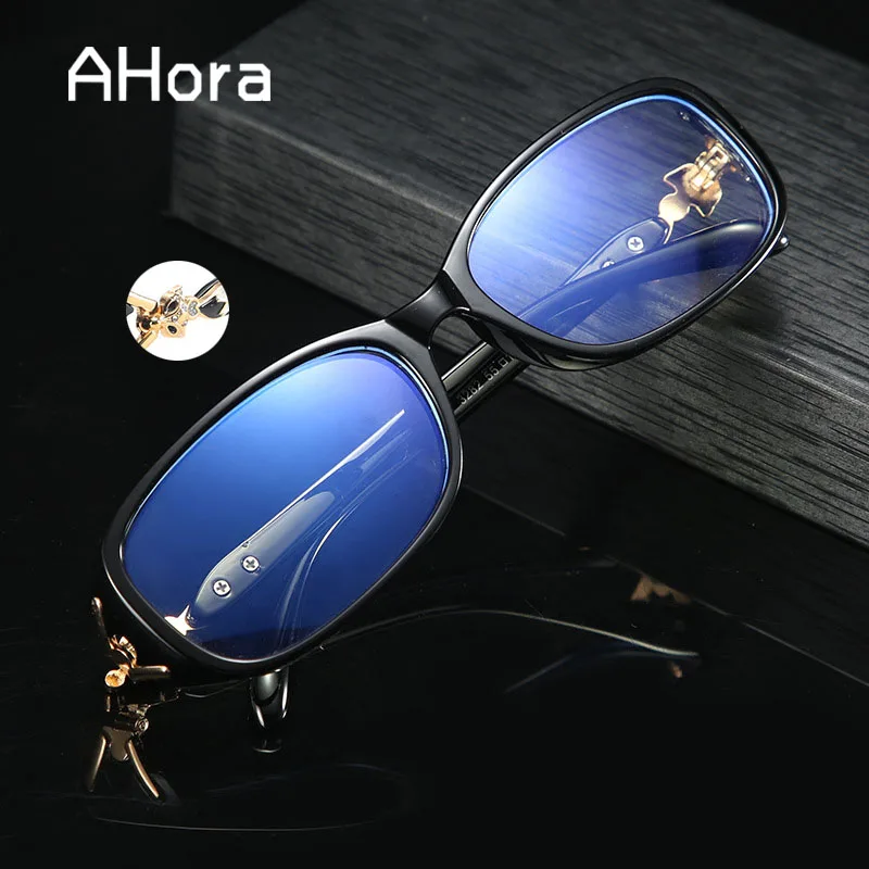 

Очки для чтения Ahora с подвеской в форме лисы, элегантные дамские очки для дальнозоркости с защитой от синего света, + 1,0 + 1,5 + 4,0