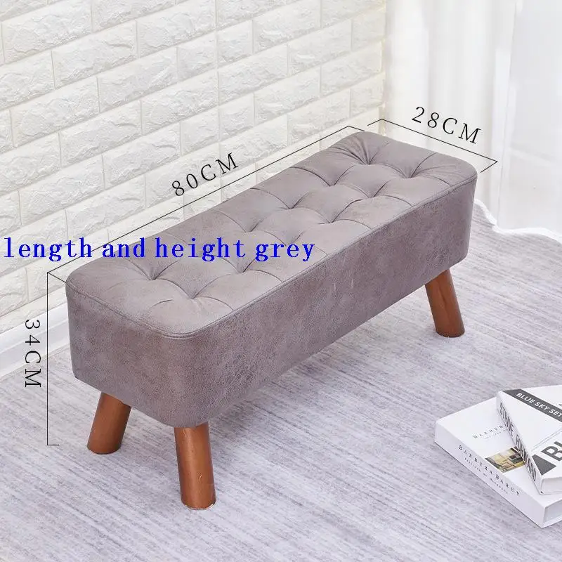 

Living Room Footstool Cover Nordic Furniture Vestidor Step Stool Small Pouf Rangement Ottoman Change Shoes Poef Taburete Chair