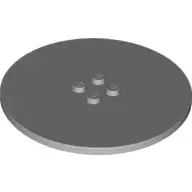 * Круглая пластина 8x8 Вт. 4 ручки * JH428, 10 шт., детали для блока просвещения «сделай сам», № 6177, совместимы с другими сборными элементами