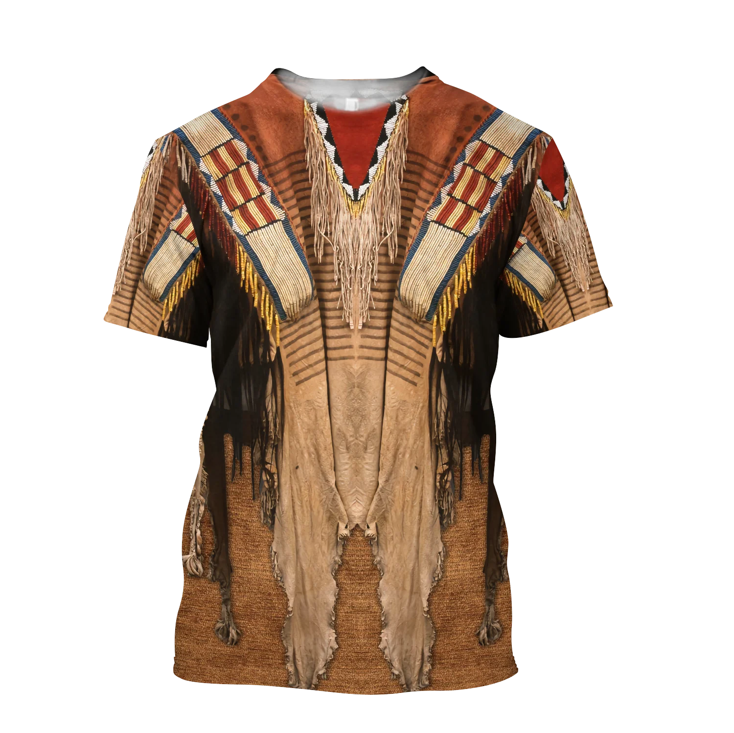 

Native Indian Wolf 3D Printed t shirt for men Harajuku Fashion Short sleeve shirt summer streetwear Unisex t shirt tops