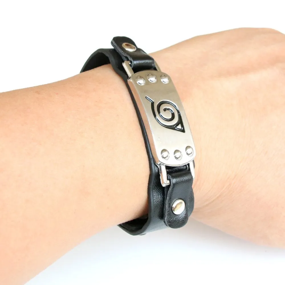 Hot Sale Janpanese Anime  Attacking Giant Bracelet Akatsuki Uchiha Kakashi Sasuke Sharingan Bracelet Cosplay Prop