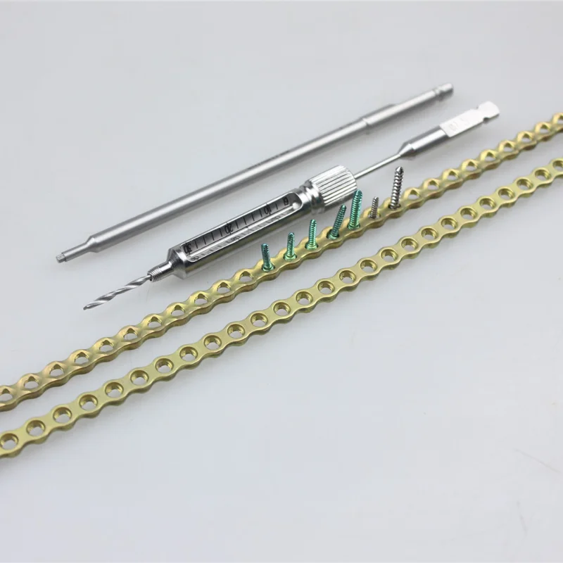 

Animal orthopedic titanium plate minimally invasive universal compression locking plate reconstruction of low contact