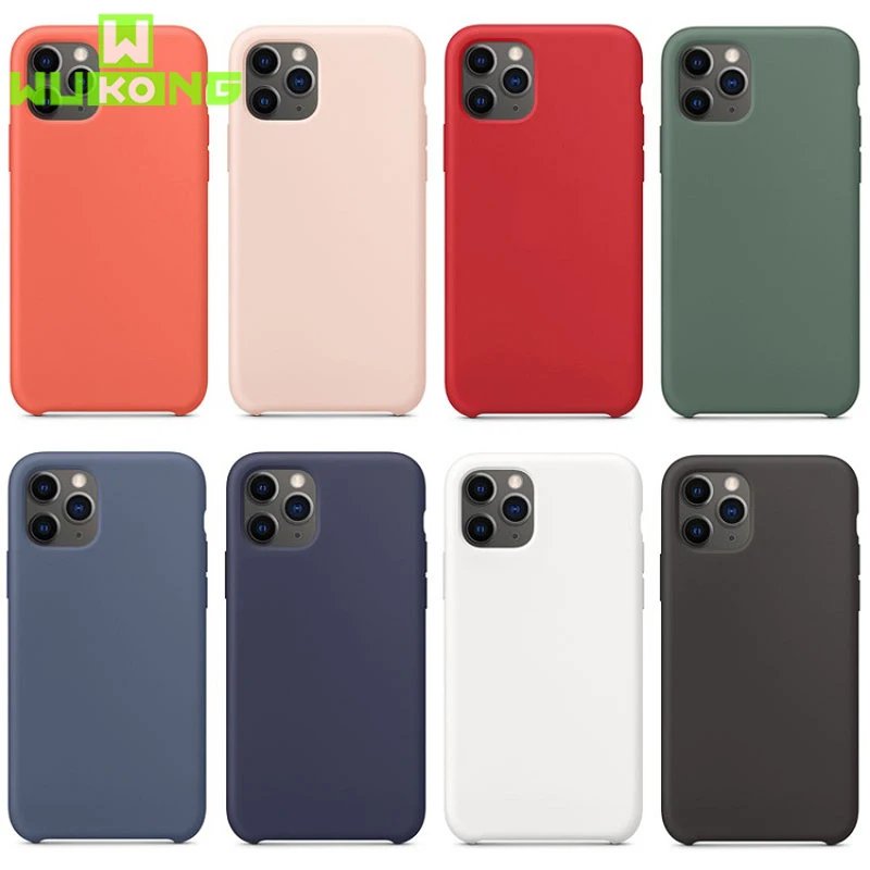 Жидкий силиконовый чехол для iPhone 11 Pro Max TPU+ PC темно-зеленый жидкий силиконовый чехол для iPhone 11 Pro