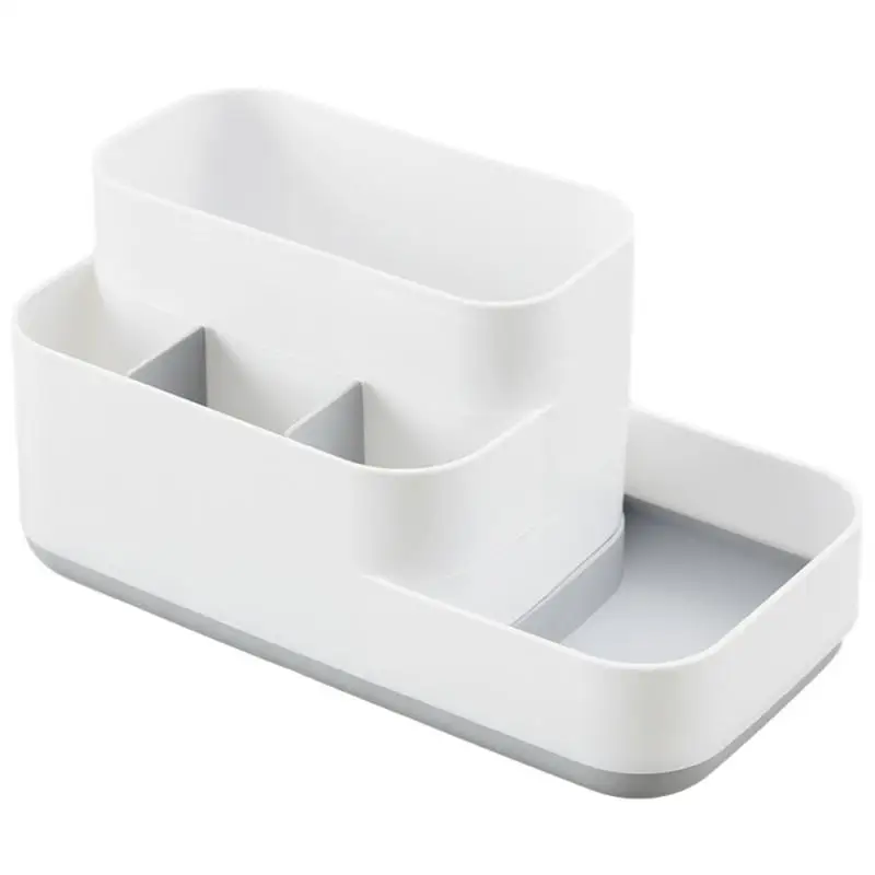 

Functional Cosmetic Holder Desktop Grids Cosmetics Makeup Container Kitchen Bathroom Organizer Office Jewelry Storage Box