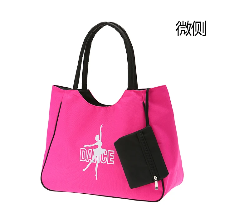 Взрослые женские розовые балетные сумки для женщин водонепроницаемые холщовые