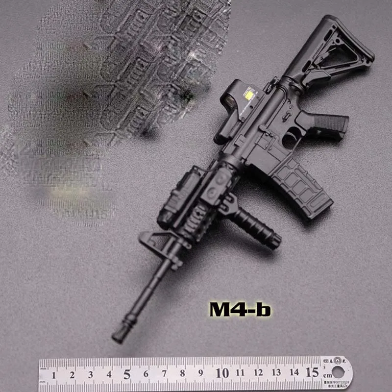 M4B 1/6 весы мини-игрушки 1/6 HK416 серии M4 винтовка оружие Модель игрушки для 1" фигурки аксессуары коллекции игрушки - Цвет: M4B