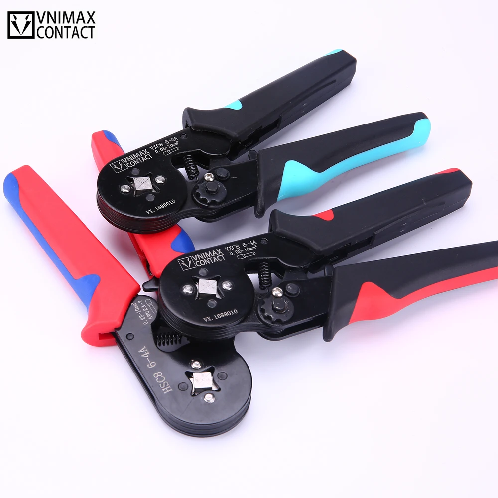 Трубчатый обжимной инструмент микро электрический зажим hsc8 6-4a 0 06-10mm2 28-7awg