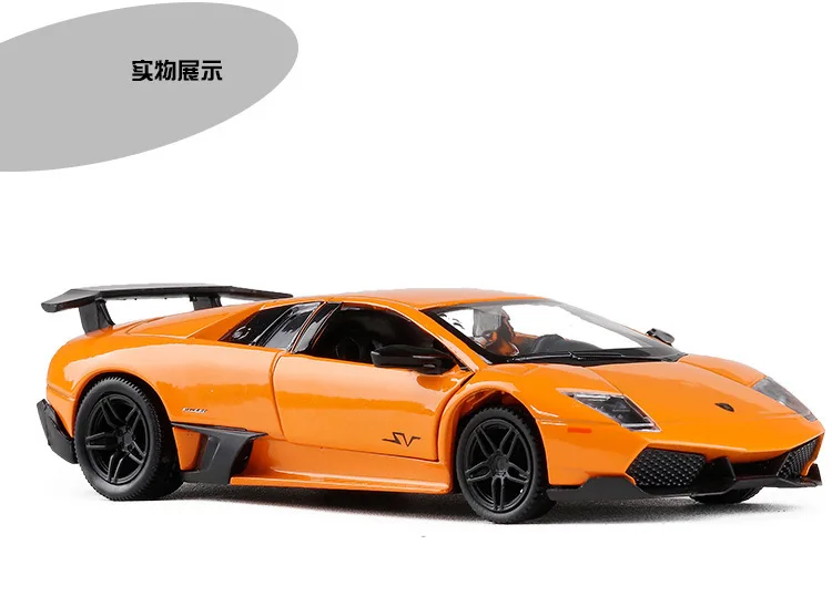 Масштаб 1:36 Murcielago LP670-4 модель спортивного литья под давлением из сплава игрушки для детей Подарки для детей Коллекция игрушек Hot-Whee