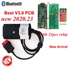 2021 Новое VCI 2020,232017.R3 лучшее программное обеспечение 2016.R0 генератор ключей VD DS150E CDP Tcs Bluetooth для Delphis obd2 диагностический инструмент с Usb