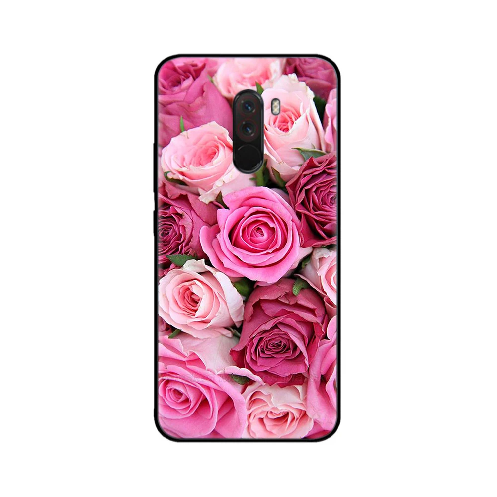 Чехол для Pocophone F1 мягкий силиконовый чехол-накладка Xiaomi бампер Poco poko ТПУ чехол -