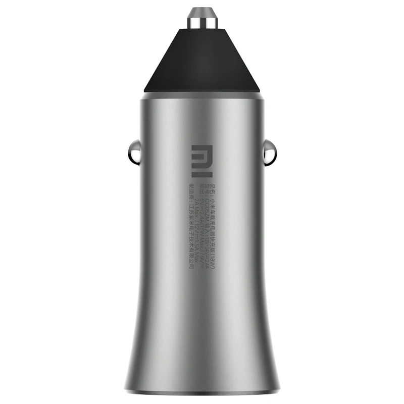 Автомобильное зарядное устройство Xiaomi двойной USB адаптер Max 18 Вт быстрая зарядка