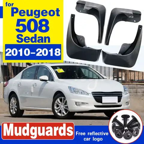 Брызговики, брызговики для автомобиля, 4 шт./компл., для Peugeot 508 Sedan 508SW 2010-2018