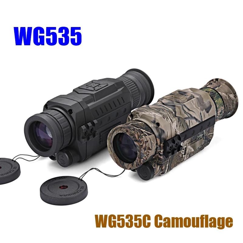 WG540 Infrared Digital Night Vision Monoculars with 8G TF card full dark 5X40 200M range Hunting Monocular Device |