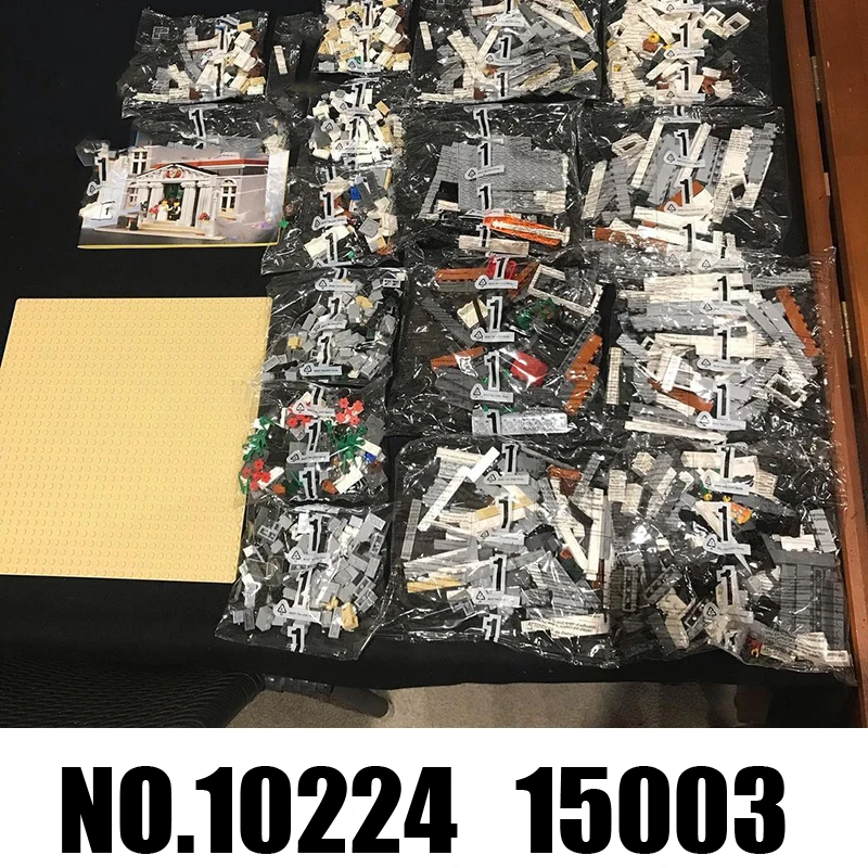 

Здание здания 10224 + 2760 шт./набор, 15003, 84003, 180059