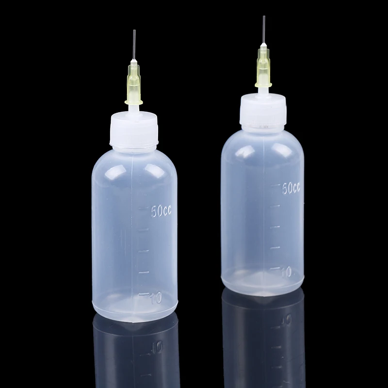 

50ml Empty E-liquid Plastic Rosin Flux Alcohol Bottle For Dispenser Rosin Solder Flux Paste