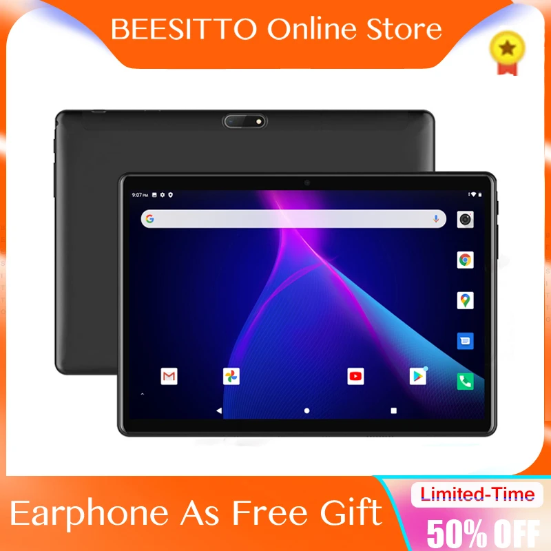

2021 Newest 10 inch Tablet Octa Core Android 9 Pie 4GB RAM 32GB ROM 1280x800 IPS 4G FDD LTE 5.0MP Cameras GPS Wifi Tablet 10.1
