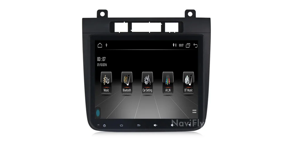 NaviFly Android 9,1 автомобильный мультимедийный плеер для Volkswagen Touareg 2012- Стерео Радио DVD gps навигация четырехъядерный HD 1024*600