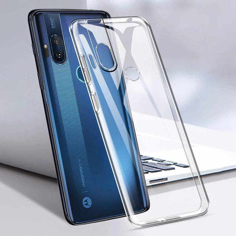 Прозрачный Роскошный чехол для Motorola Moto One Macro Action Vision Fusion Plus мягкий прозрачный
