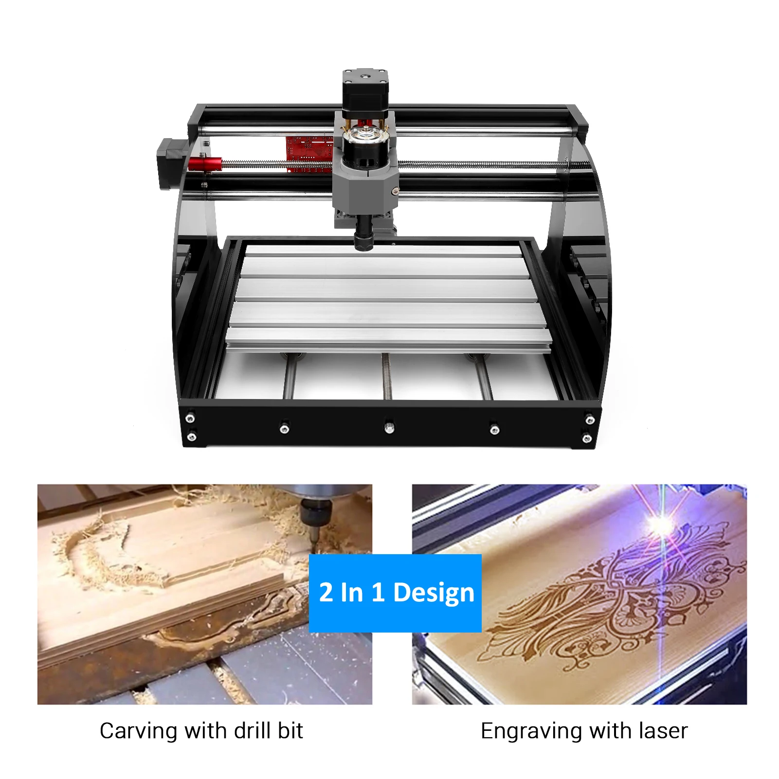 CNC 3018 Pro GRBL управление DIY Мини машина 3 оси Pcb фрезерный станок дерево лазерный