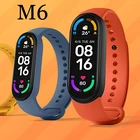 2021 Смарт-часы M6 мужские и женские умные часы совместимые с Bluetooth беспроводные Смарт-часы фитнес-трекер в реальном времени спортивный браслет