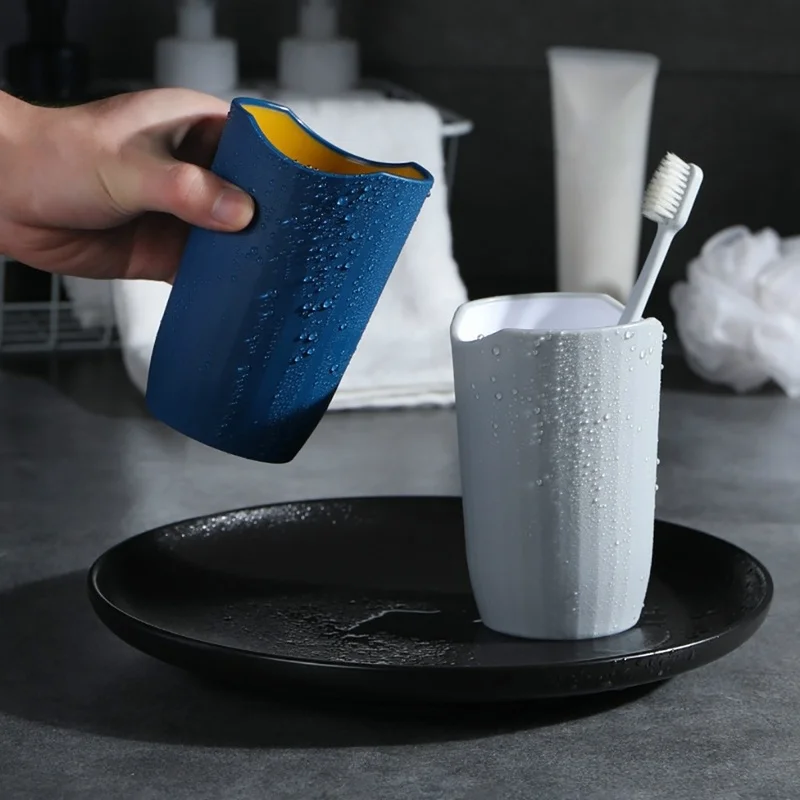 Портативный пластиковый простой скандинавский держатель чашки для зубной щетки