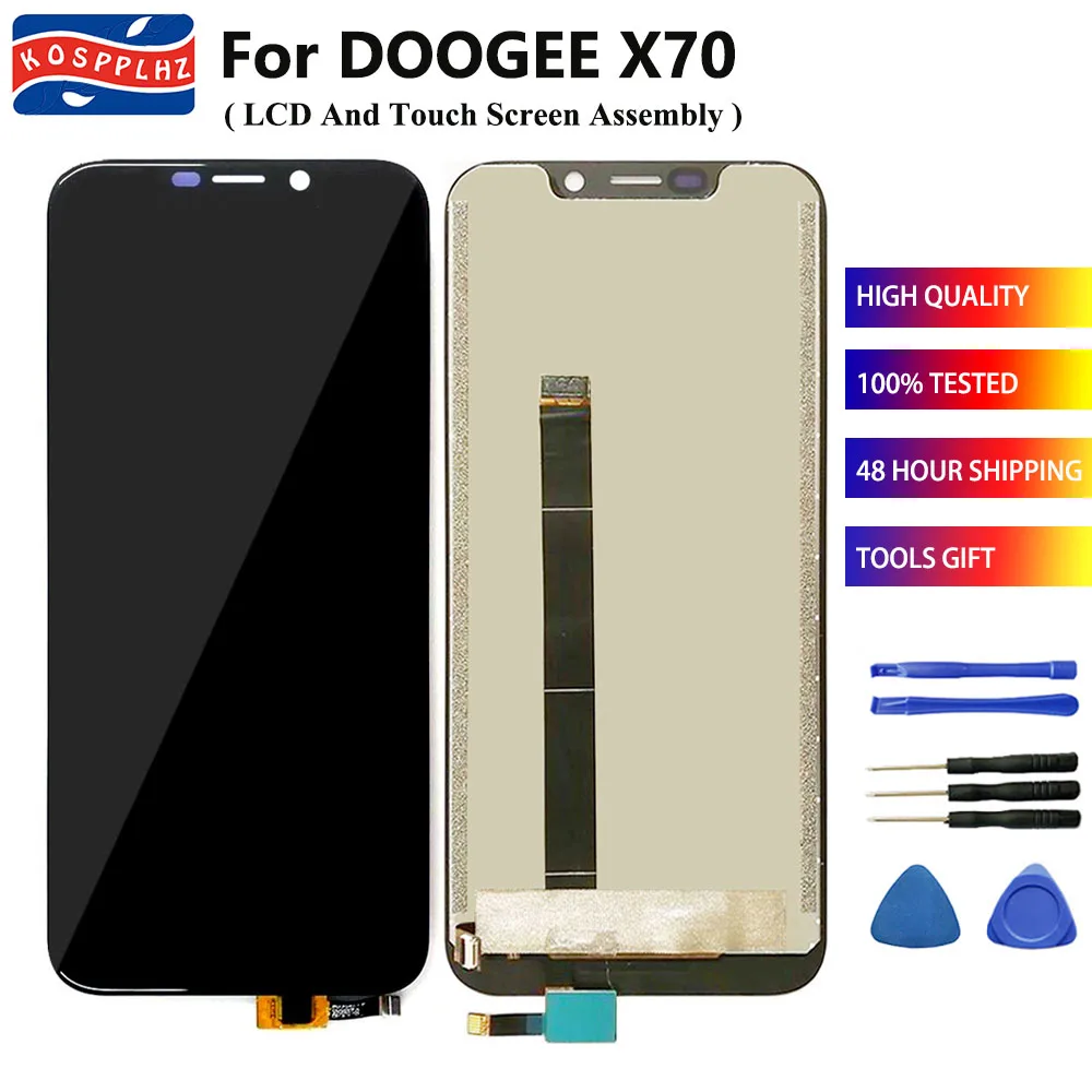 5 &quotДля Doogee X70 ЖК дисплей Дисплей кодирующий преобразователь сенсорного экрана в