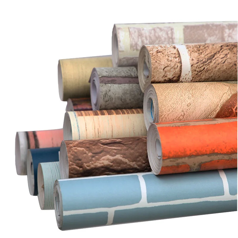 Виниловая самоклеящаяся настенная бумага кирпичные ПВХ наклейки на стену