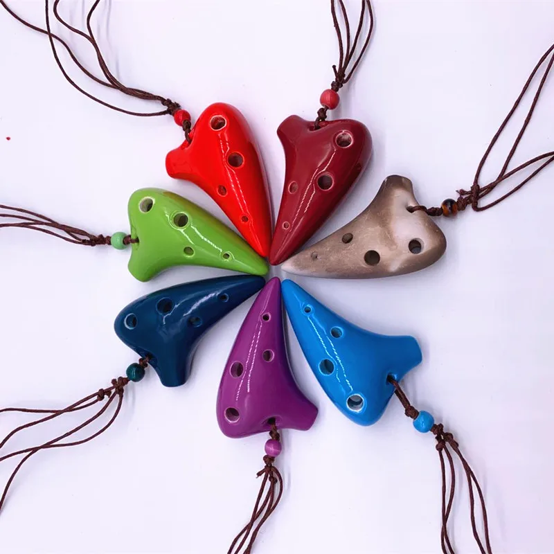 6 отверстий сопрано окарина мини в стиле подводной лодки музыкальный инструмент