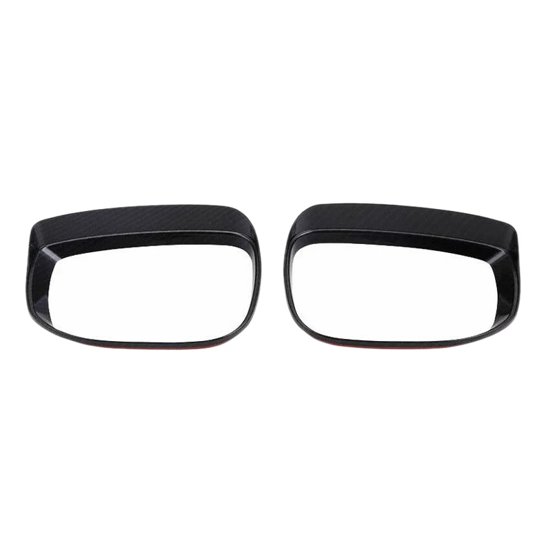 Углеродное волокно зеркало заднего вида Дождь Крышка для бровей Накладка Mazda CX 5