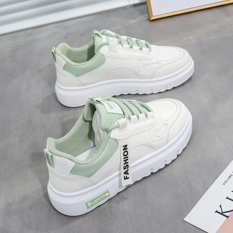 

Ins Small White Shoes Women's 2021 Spring New Women's Korean Student Running Board Shoes Women's Leisure Sports Shoes Size35-40