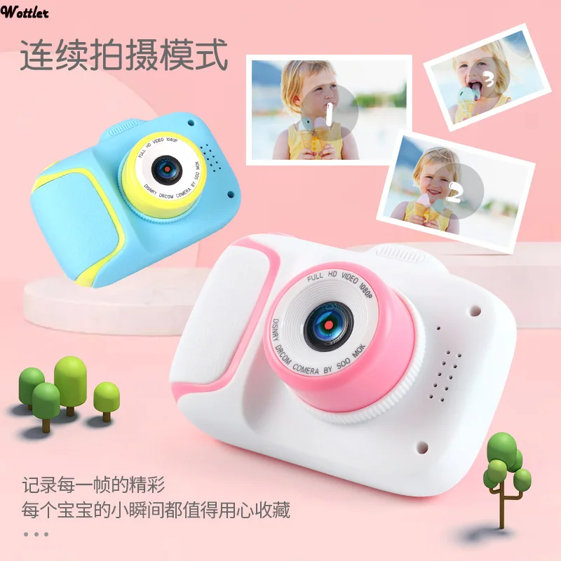 

X11 Mini Cartoon Kids Camera Creative Children's Camera HD Digital Camera Portable 1080P Camera For Kids Birthday Christmas Gift