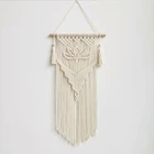Скандинавский гобелен макраме в богемном стиле шикарное украшение на стену хлопчатобумажная ткань искусство эстетическое украшение для комнаты
