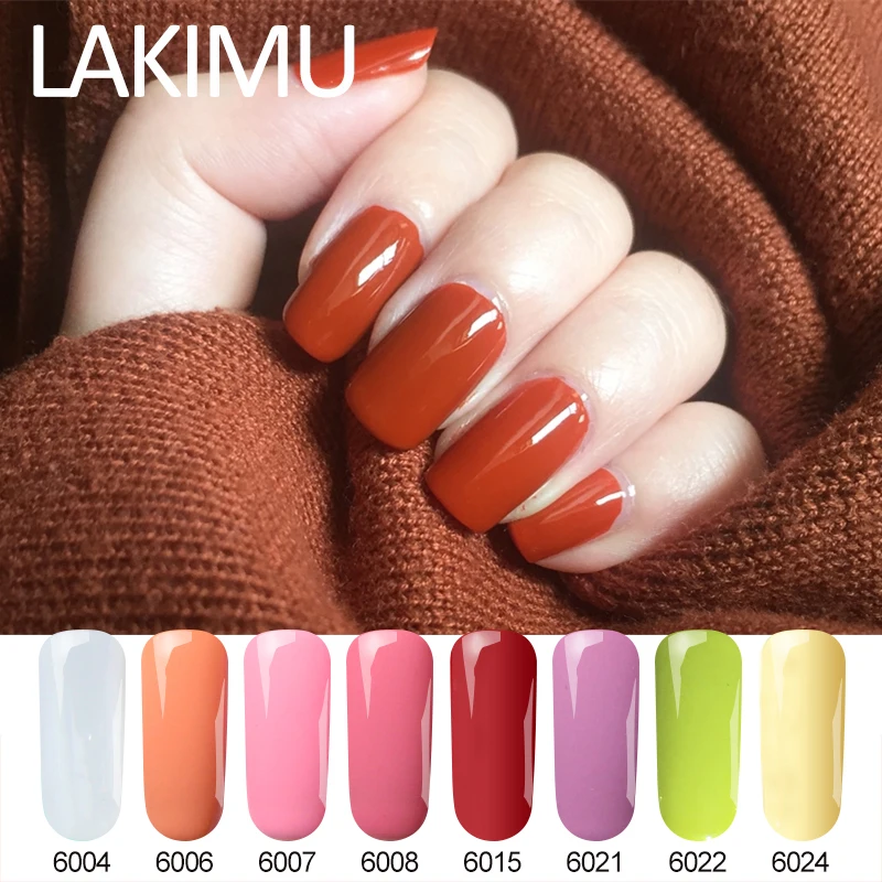 Цветной Гель лак Lakimu Полупостоянный УФ для ногтей 3 в 1|Гель ногтей| |