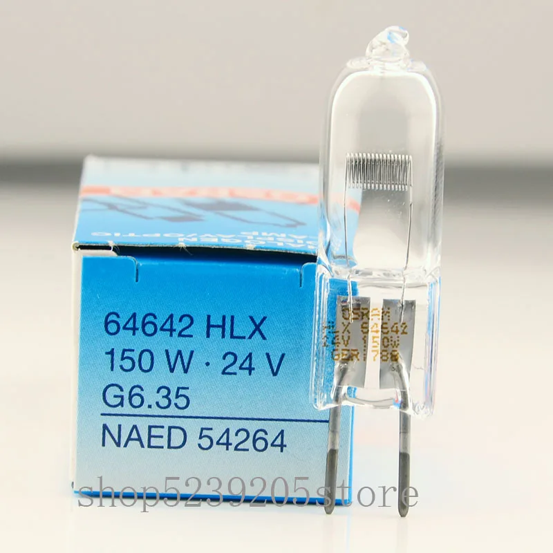 2 шт. оригинальные OSRAM HLX 64642 24V150W G6.35 галогенная лампа используется для