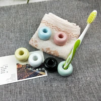 multi function creative ceramic toothbrush holder storage rack bathroom shower tooth brush stand shelf bath